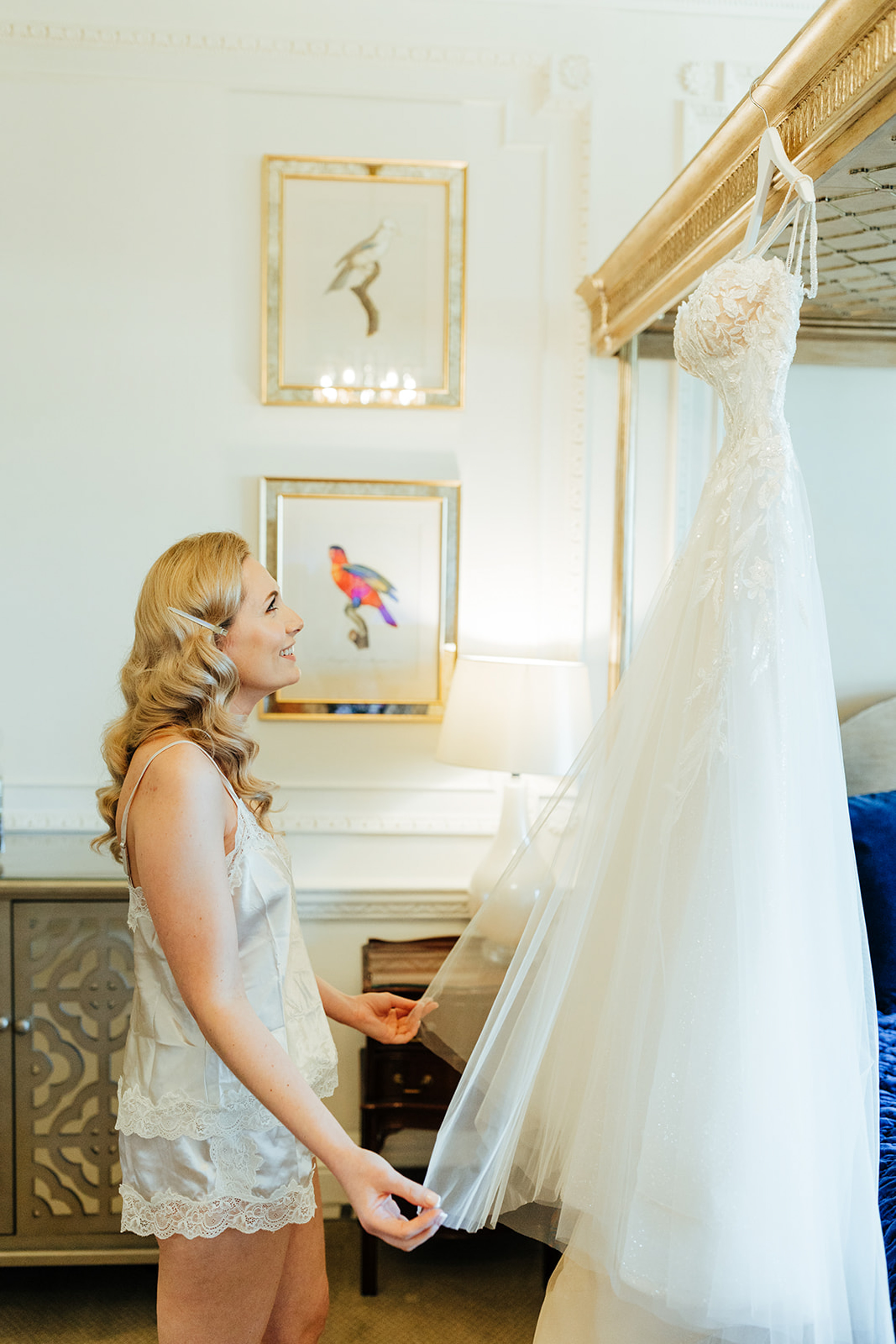Bridal Prep at Rushton Hall. UK Wedding Photographer. Aimee Joy Photography.