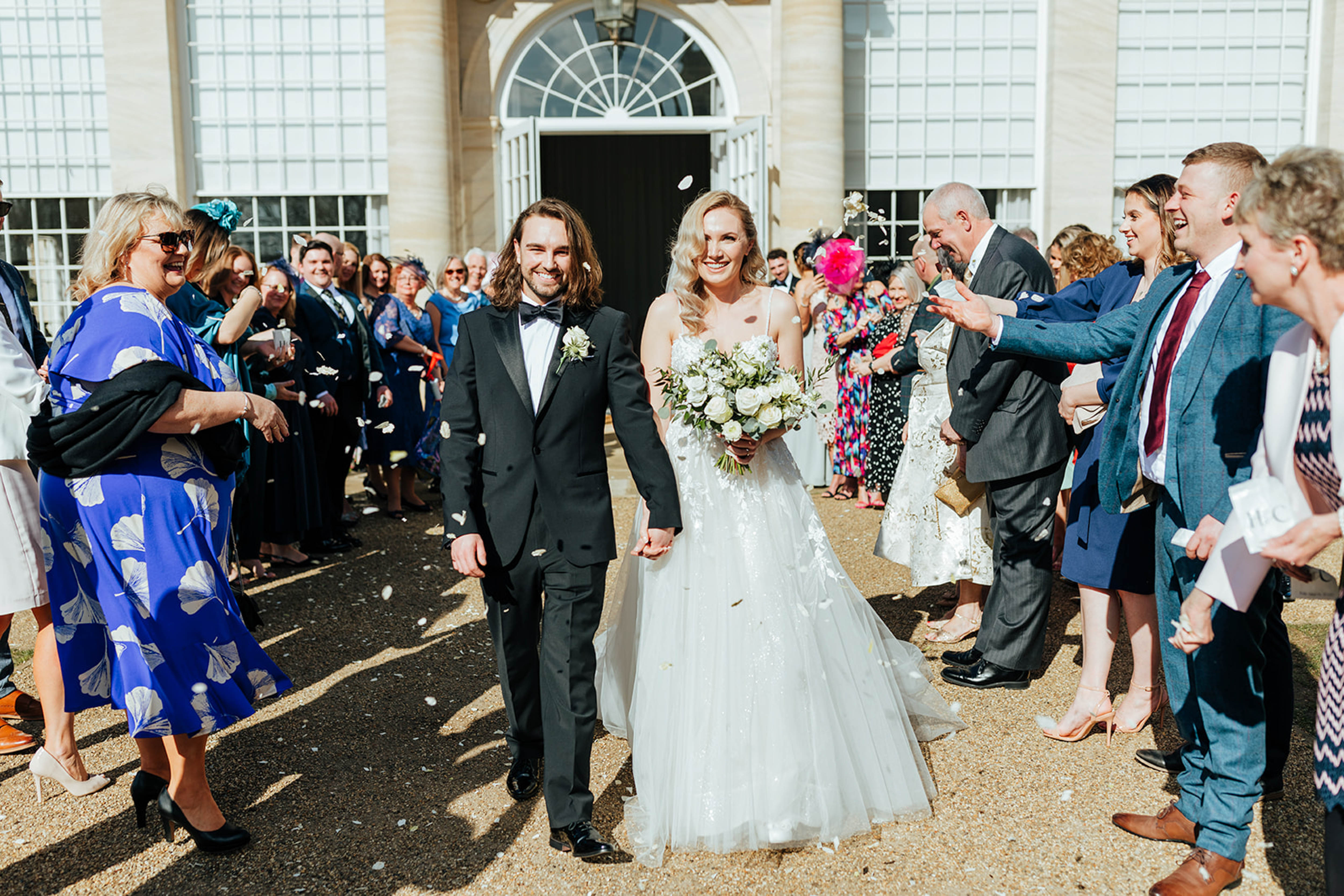 Wedding Drinks Reception at Rushton Hall. Documentary UK Wedding Photographer -  Aimee Joy Photography